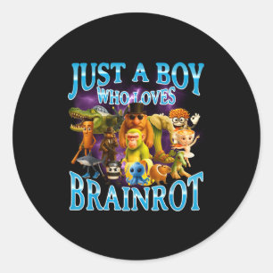 Adesivo Meme da Internet do Amante do Brainrot Italiano