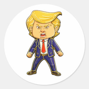 Adesivo Meme de Prendedor de Lapela do Trump Feliz Trump A