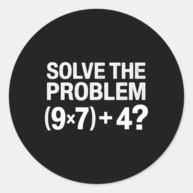 Adesivo Meme Divertido 67 Pemdas Professor de Matemática B (Frente)