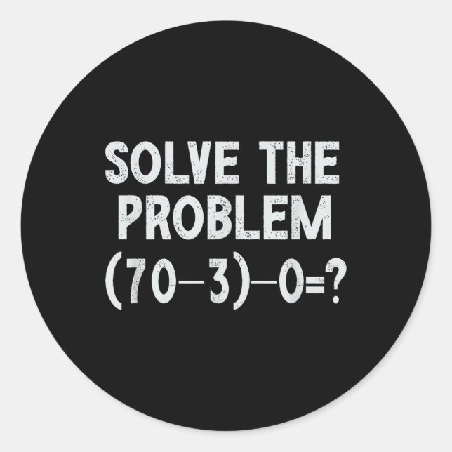 Adesivo Meme Divertido 67 Pemdas Professor de Matemática E (Frente)