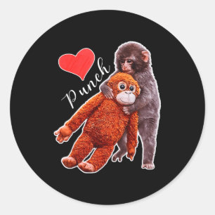 Adesivo Meme do macaco bebê socando