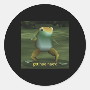 Adesivo Meme do Sapo de Nae Nae