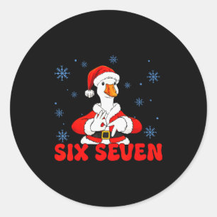 Adesivo Meme engraçado 67 Ganso bobo Natal 67 Meme Natal B