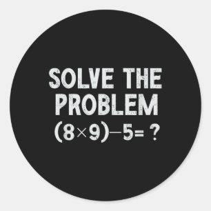 Adesivo Meme engraçado 67 Pemdas Professor de Matemática E