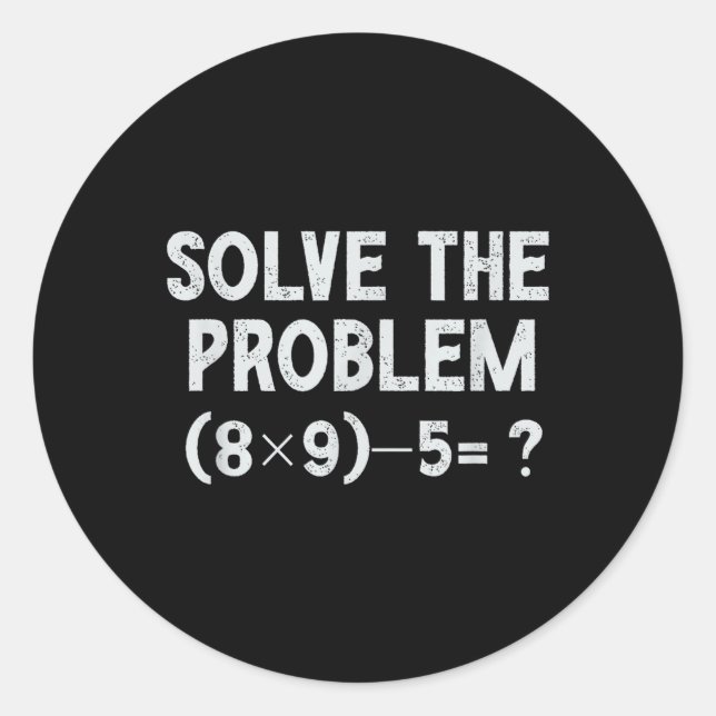 Adesivo Meme engraçado 67 Pemdas Professor de Matemática E (Frente)