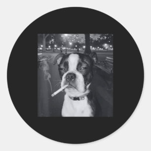 Adesivo Meme Engraçado de Cachorro Fumando Cigarro Meme Ge