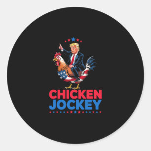 Adesivo Meme Engraçado do Frango Jóquei Trump