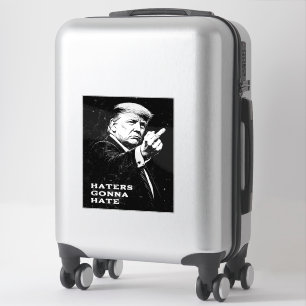 Adesivo Meme Engraçado Trump Dedo do Meio 2026
