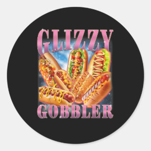 Adesivo Meme Glizzy Gobbler Engraçado Hilário Cachorro Que