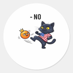 Adesivo Meme Político Engraçado Sem Design de Gato