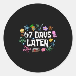 Adesivo Meme Professor Aluno 67 Dias Depois Engraçado 67º