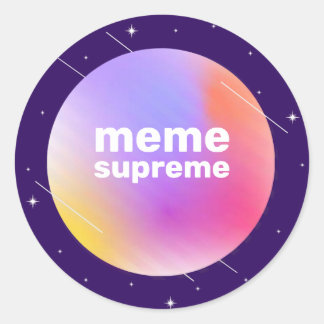 Adesivo Meme Supremo Vaporwave