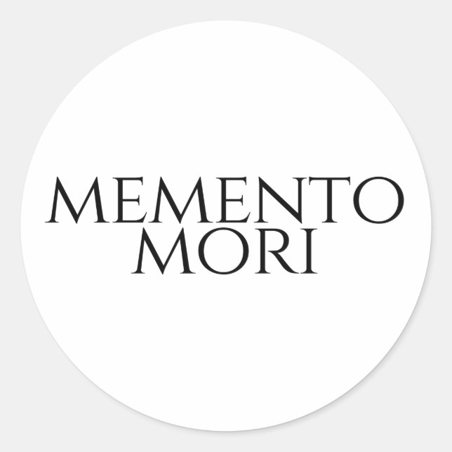 Adesivo Memento Mori (Frente)