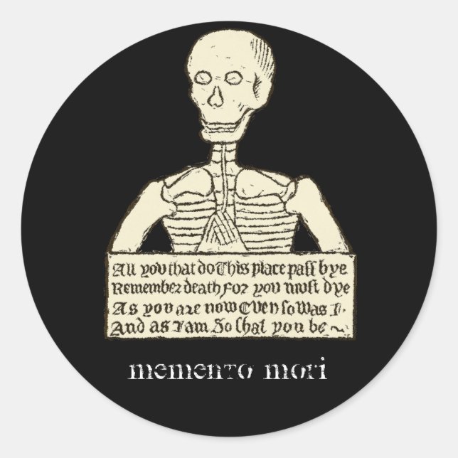 Adesivo Memento Mori (Frente)