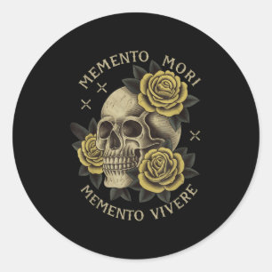 Adesivo Memento Mori Memento Vivere - Filosofia &amp; Lat