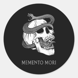 Adesivo Memento Mori Stoic Latino Stoicismo Filosofia Reme