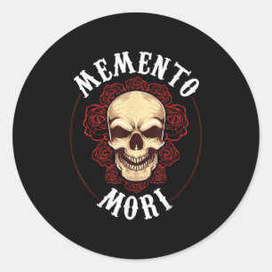 Adesivo Memento Mortalidade Estoicismo de Filosofia Estáti