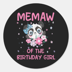 Adesivo Memória Da Família Panda Bear Py