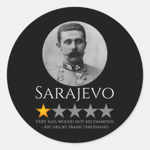 Adesivo Memória da História - Archduke Franz Ferdinand - W