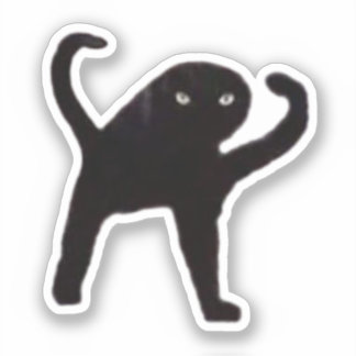 Adesivo Memória de Gato Maldita do Sticker