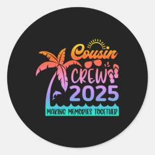 Adesivo Memória do Fazer do Funny Cousin Crew 2025 Summer 