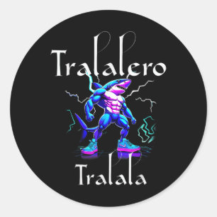 Adesivo Memória Engraçado - Tralalalero Tralala Brainrot V