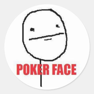 Adesivo Memória Poker Face