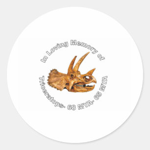 Adesivo Memória Triceratops