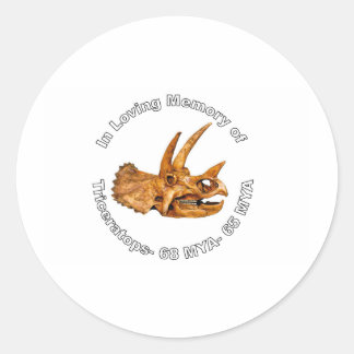 Adesivo Memória Triceratops