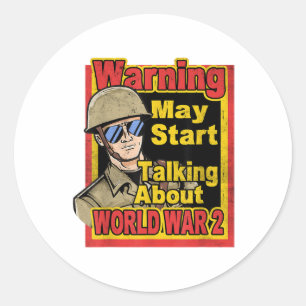Adesivo Memória Vintage Ww2 Wwii Histórico de Camisas Buff