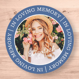 Adesivo Memorial In Loving Memory Modern Custom Photo