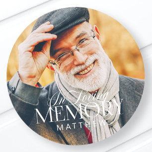Adesivo Memorial Loving Memorial Foto Moderna Simples