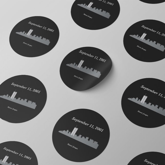 Adesivo Memorial Vetor 9/11 (Criador carregado)