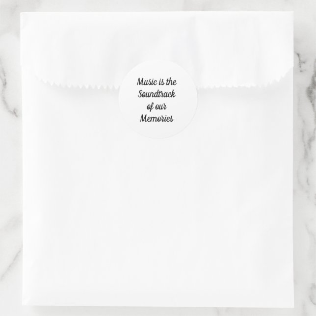 Adesivo Memórias de Música (Bolsa)