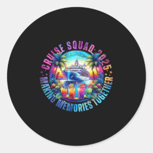 Adesivo Memórias do Fazer Cruise Squad 2025 Juntas no Verã