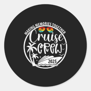 Adesivo Memórias do Fazer da Cruise Crew 2025 Juntos Summe