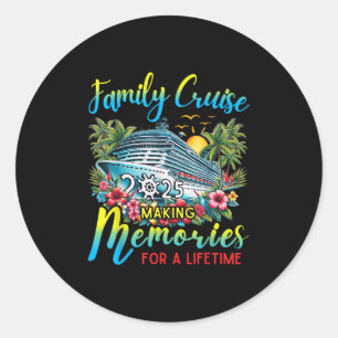 Adesivo Memórias Do Fazer Da Família Cruise 2025 Para A Vi