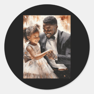 Adesivo Memórias Melódicas - Menina Negra Dançando Com Gor