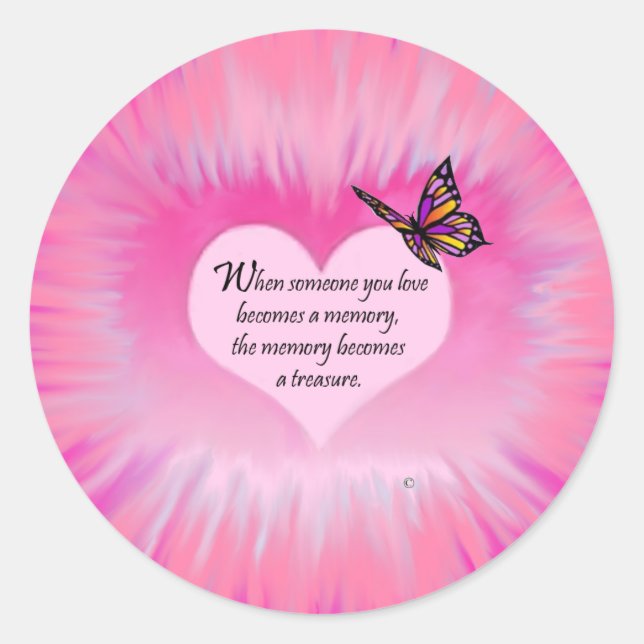 Adesivo Memórias tesouras Poema da Borboleta (Frente)