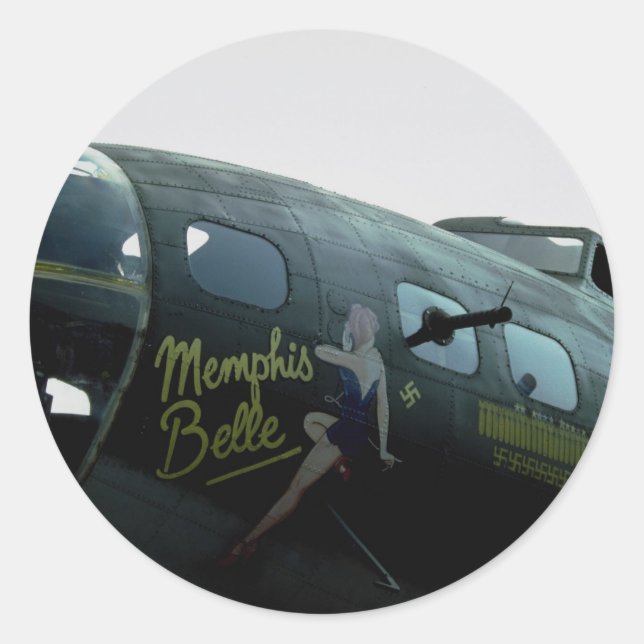 Adesivo Memphis Belle, arte nasal (Frente)