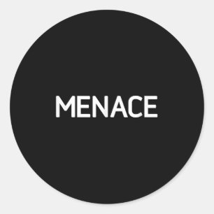 Adesivo Menace, Engraçado, Piadas, Sarcástico