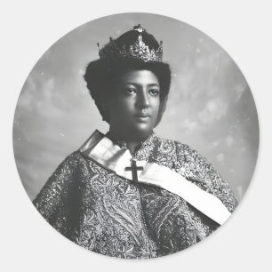 Adesivo Menen Asfaw Rainha África Imperatriz Selassie I Ra