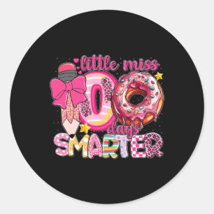 Adesivo Menina 100 Dias Mais Inteligente Pêncil Leopard 10