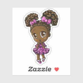 Adesivo Menina Americana Cólvora