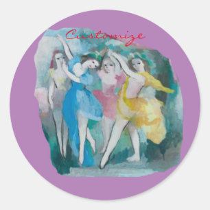 Adesivo Menina Ballerina Dancers Thunder_Cove