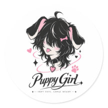 Menina Cachorro Anime Fofa Alma Macia