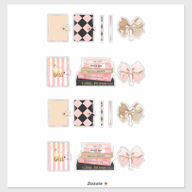 Adesivo Menina Chefe Mulheres de Alta Moda Decai (Folha)