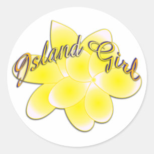Adesivo Menina da ilha