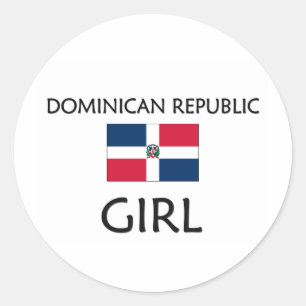 ADESIVO MENINA DA REPÚBLICA DOMINICANA