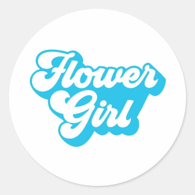 Adesivo Menina das Flores (Frente)